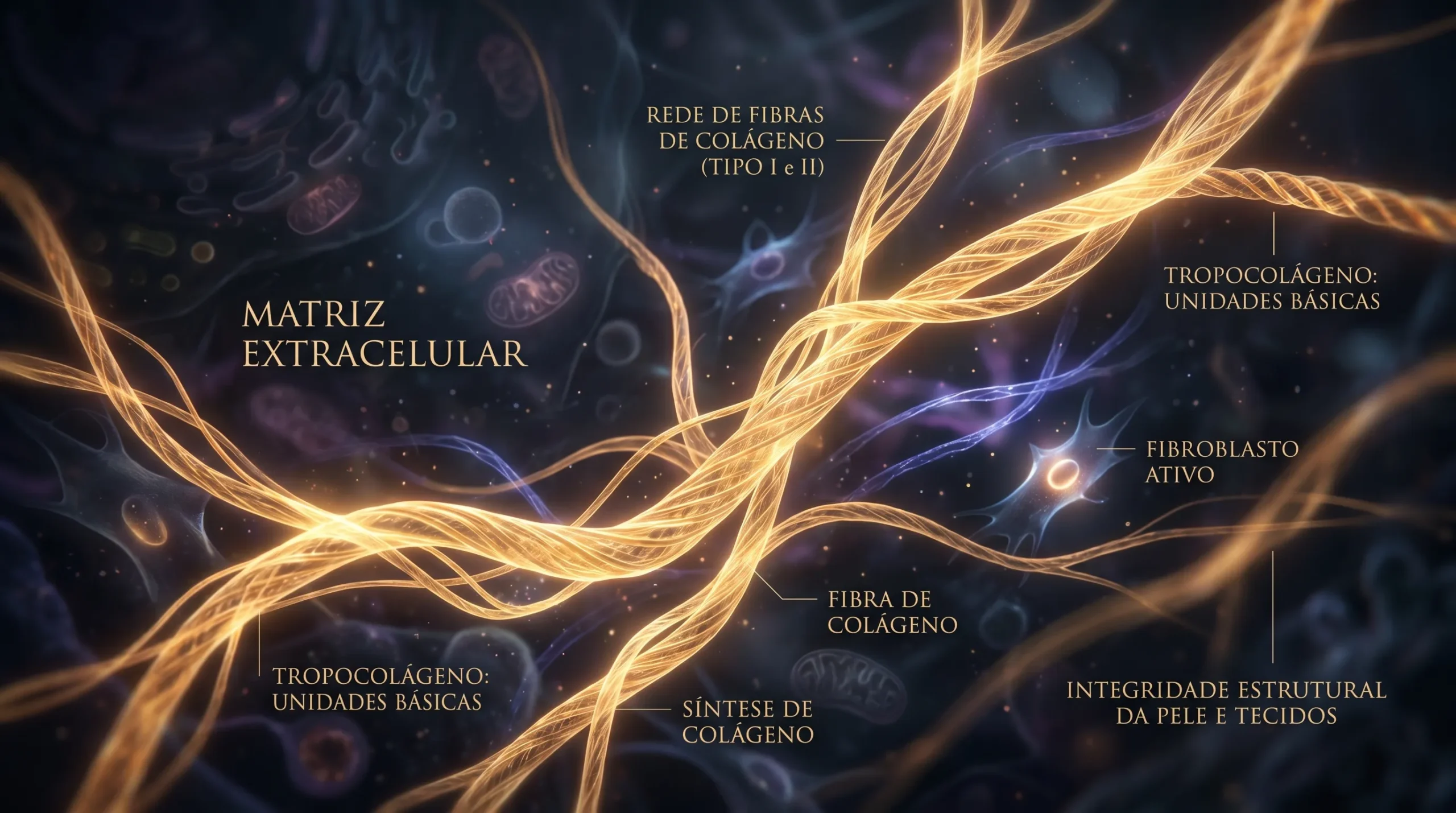 Proteção do colágeno contra o cortisol elevado.