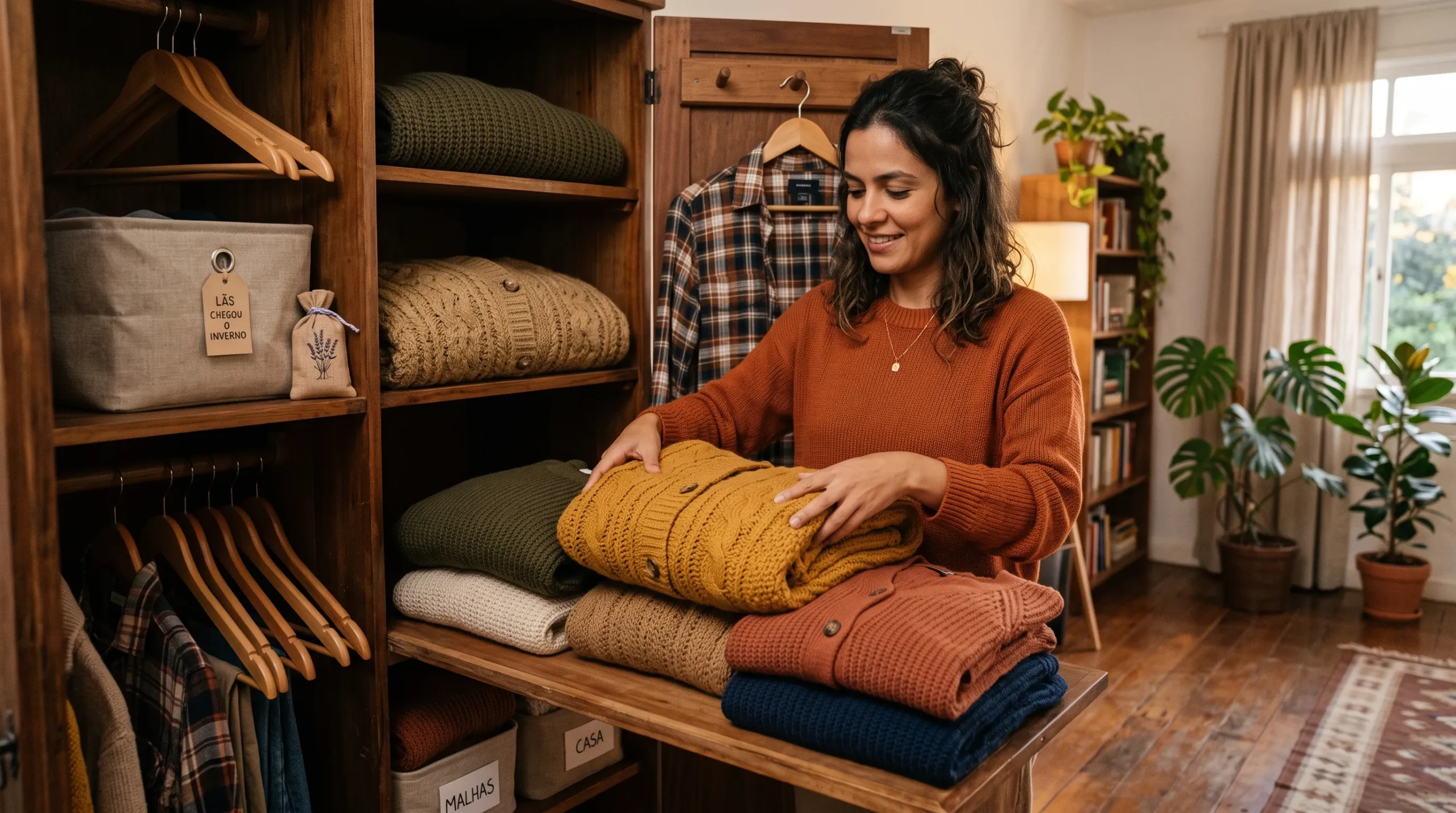 como conservar tricot feminino suéter cardigan inverno 2026 cuidados malha